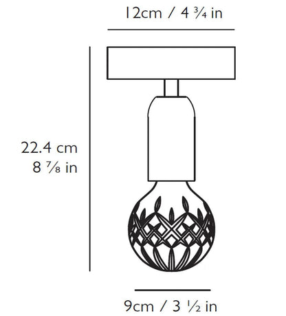 Lee Broom - Lee Broom Crystal Bulb Deckenleuchte - Deckenleuchten - Sarto Group