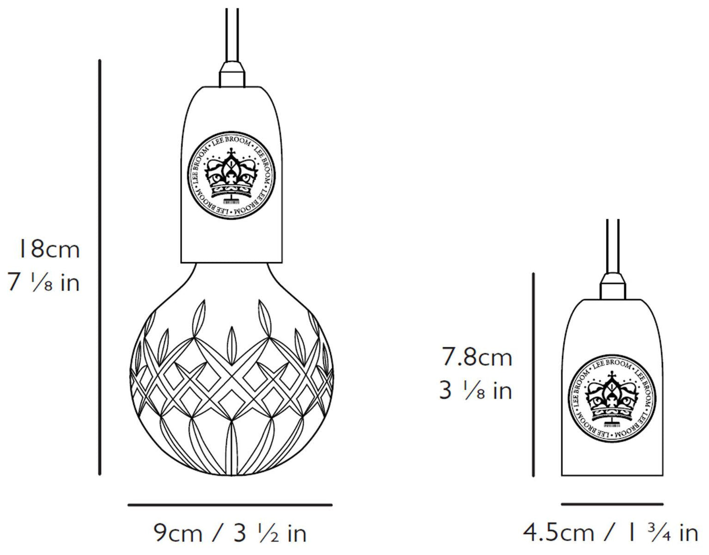 Lee Broom - Lee Broom Crystal Bulb Hängeleuchte - Hängeleuchten - Sarto Group