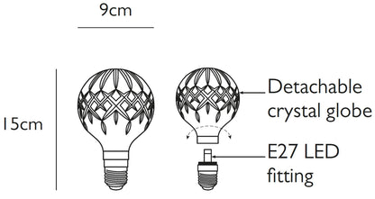 Lee Broom - Lee Broom Crystal Bulb Leuchtmittel - Leuchtmittel - Sarto Group