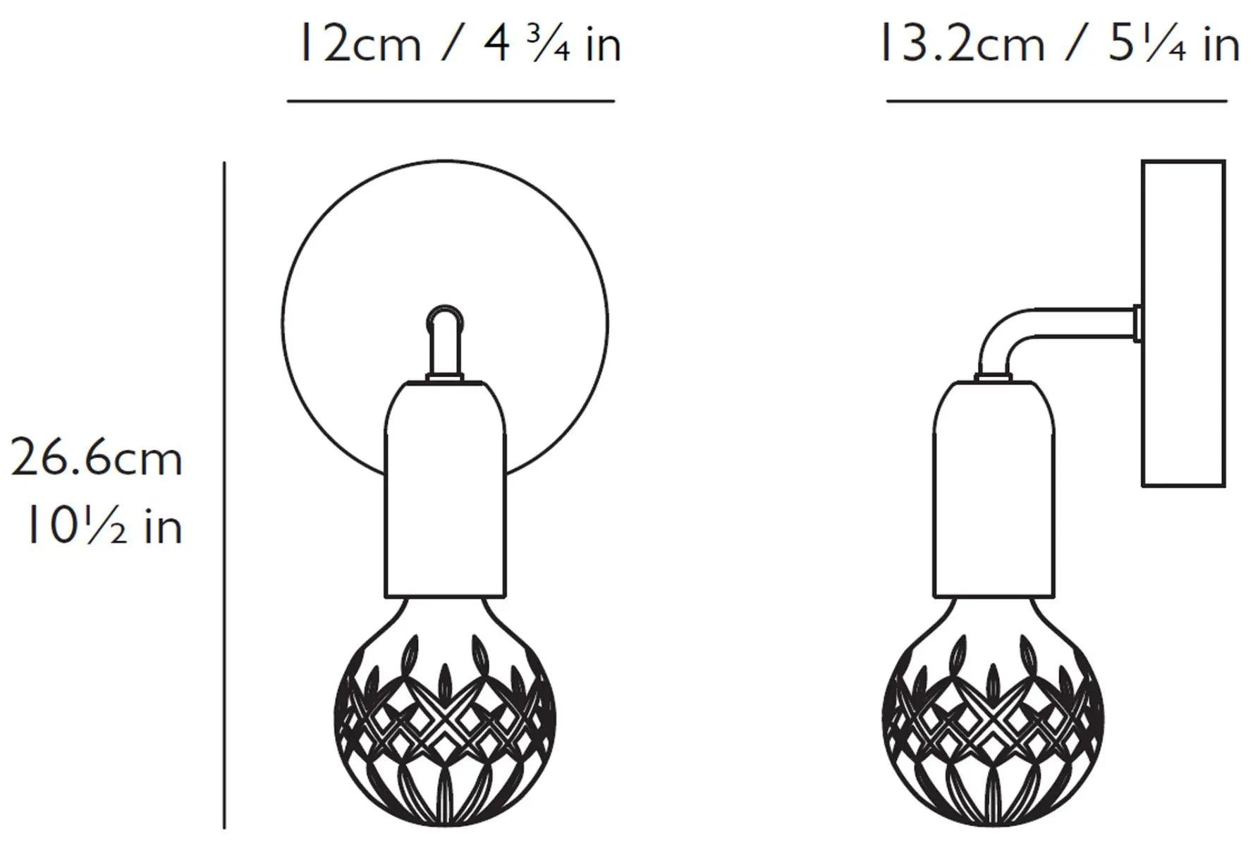 Lee Broom - Lee Broom Crystal Bulb Wandleuchte - Wandleuchten - Sarto Group