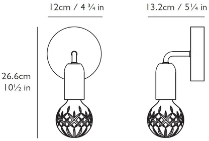 Lee Broom - Lee Broom Crystal Bulb Wandleuchte - Wandleuchten - Sarto Group