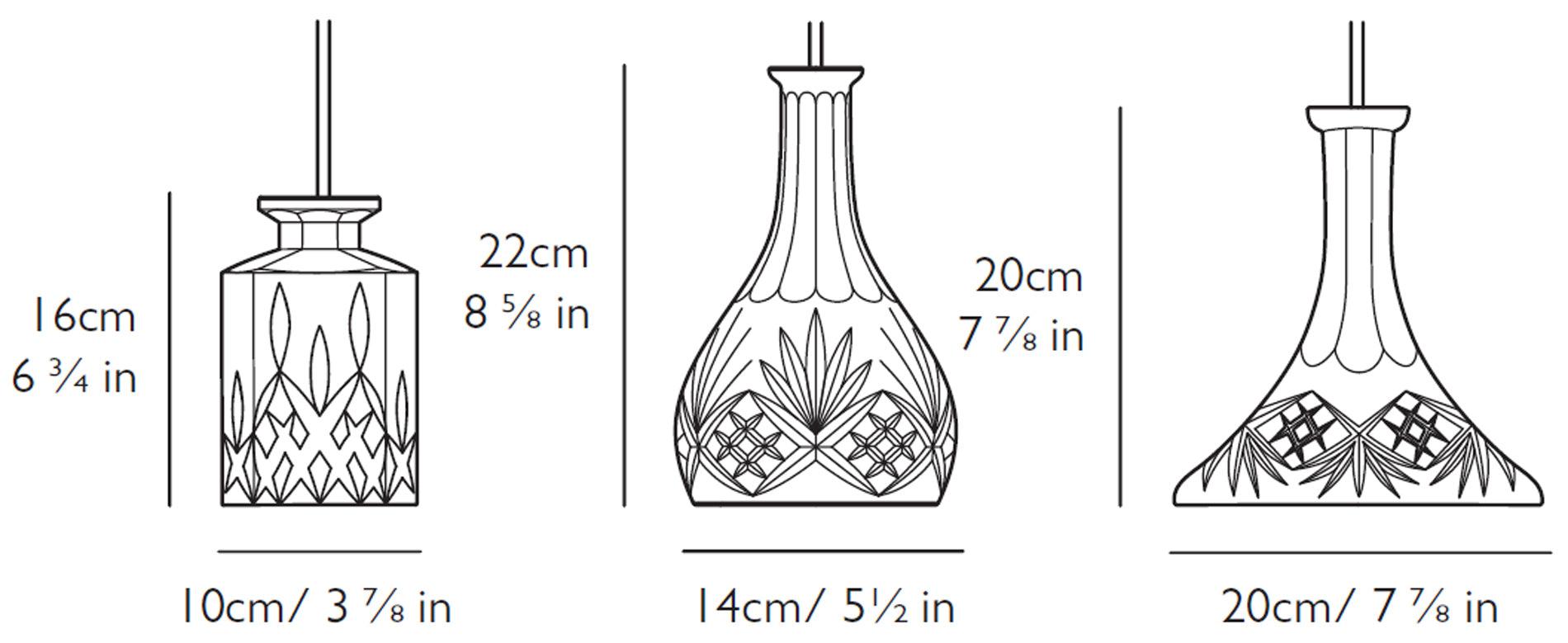 Lee Broom - Lee Broom Tulip Decanterlight Hängeleuchte - Hängeleuchten - Sarto Group