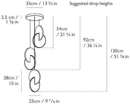 Lee Broom - Lee Broom Eclipse Hängeleuchte | 3er-Set - Hängeleuchten - Sarto Group