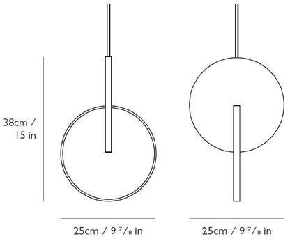 Lee Broom - Lee Broom Eclipse Hängeleuchte - Hängeleuchten - Sarto Group