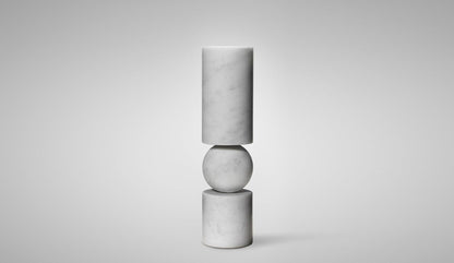 Lee Broom - Lee Broom Fulcrum Marmor Kerzenhalter - Kerzenhalter - Sarto Group