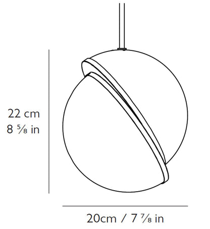 Lee Broom - Lee Broom Mini Crescent Hängeleuchte - Hängeleuchten - Sarto Group