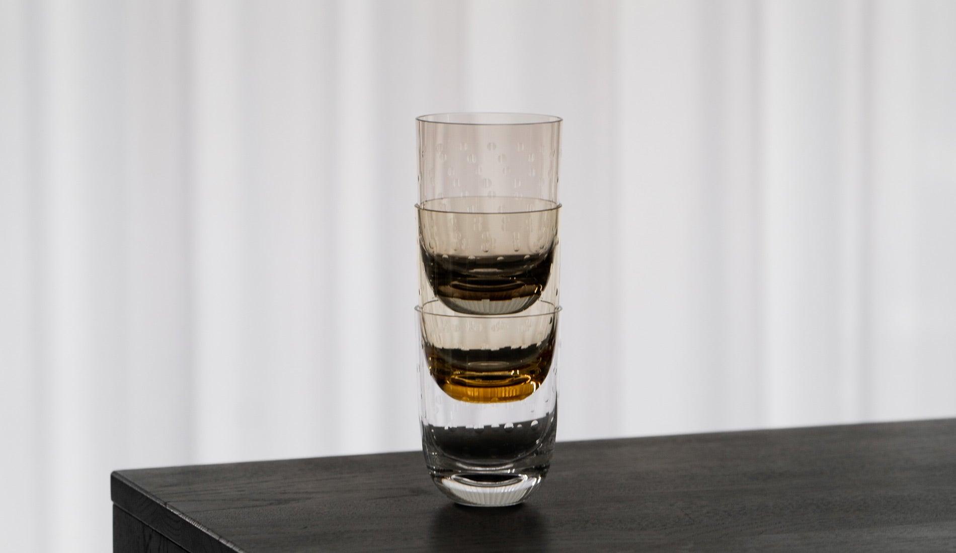 Louise Roe - Louise Roe Crystal Soda Glas | Bernstein - Trinkgläser - Sarto Group