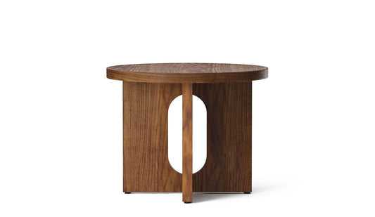 Audo Copenhagen - Audo Copenhagen Androgyne Beistelltisch Ø50 | Nussbaum - Beistelltische - Sarto Group