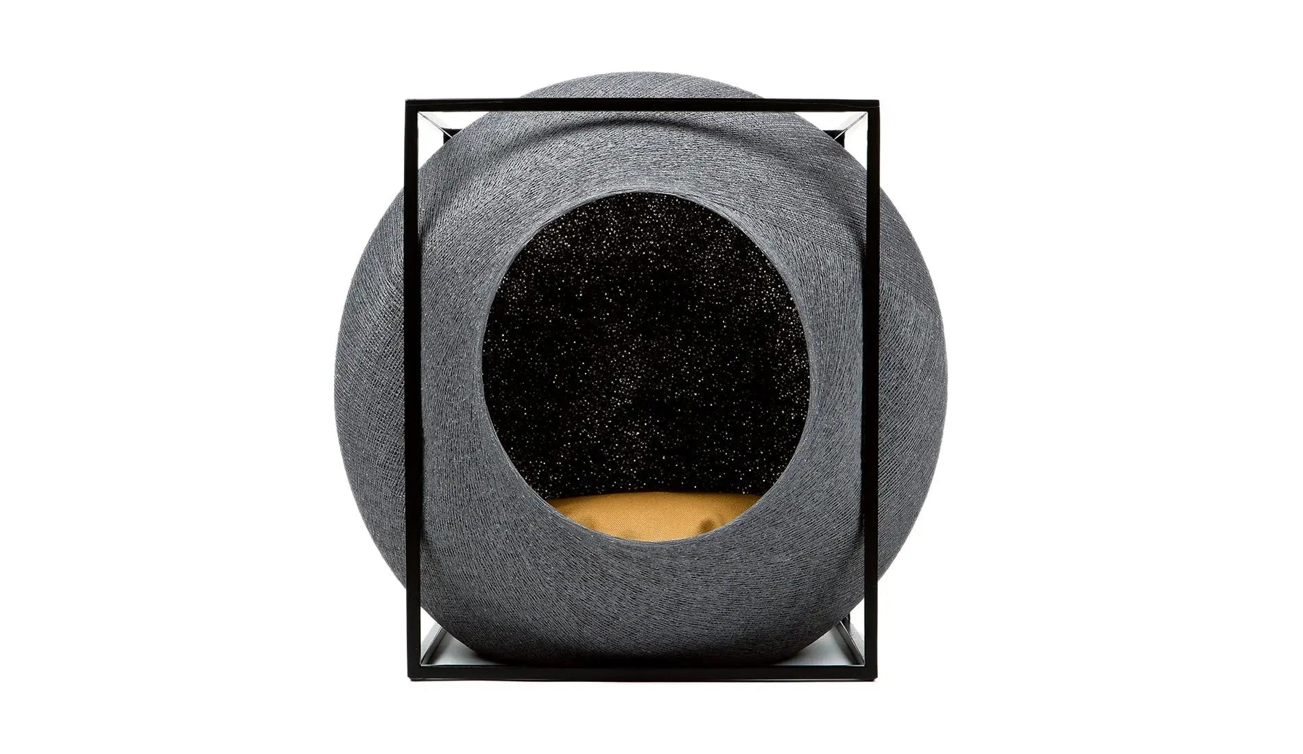 Meyou PARIS - Meyou The Cube Katzenhöhle / Katzenbett | Metall | Dunkelgrau - sarto Group