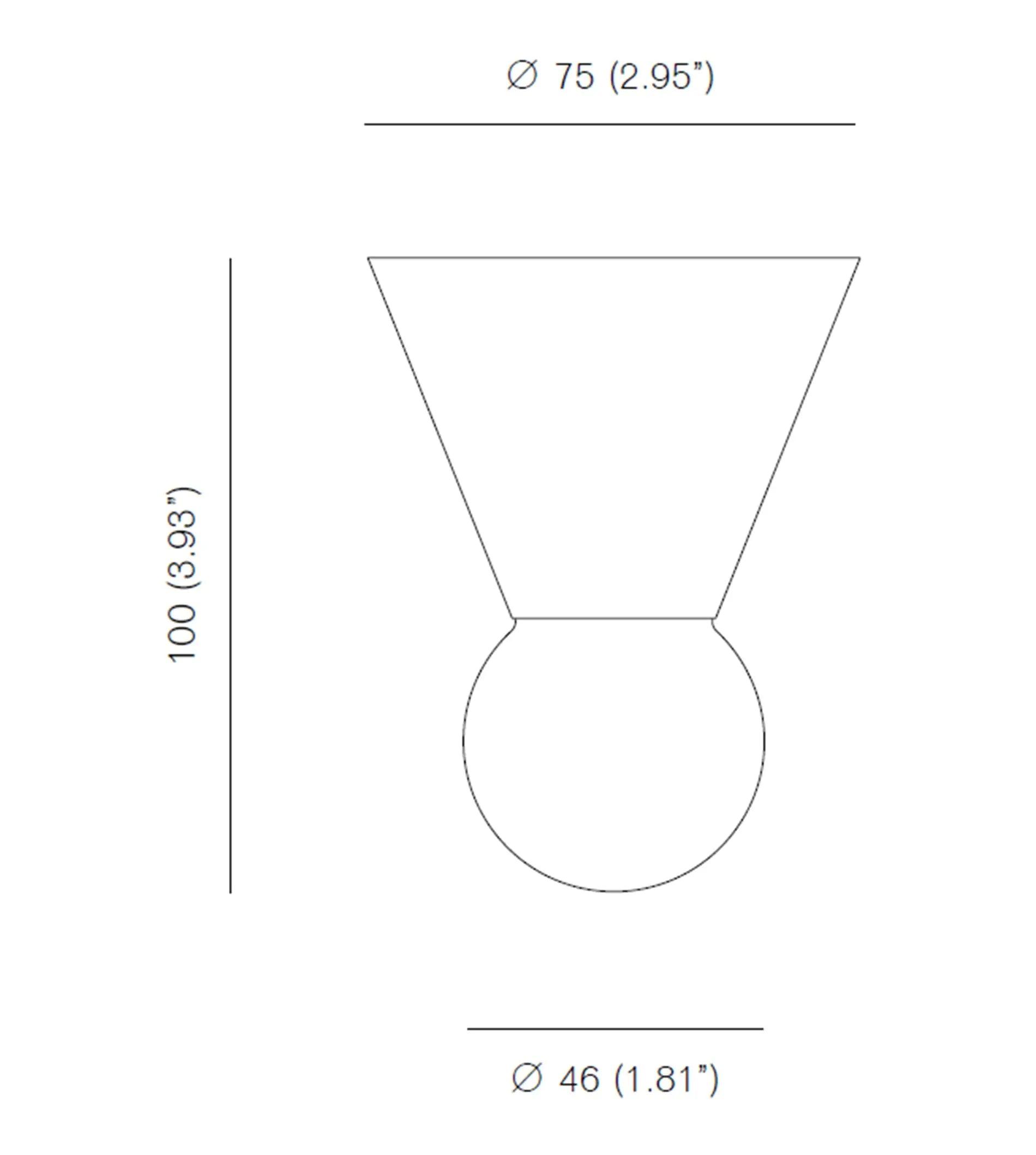 Michael Anastassiades - Michael Anastassiades Cone Deckenleuchte - Deckenleuchten - Sarto Group