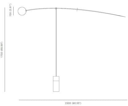 Michael Anastassiades - Michael Anastassiades Mobile Chandelier 5 Stehleuchte - Stehleuchten - Sarto Group