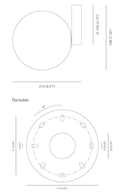 Michael Anastassiades - Michael Anastassiades Tip Of The Tongue Wandleuchte - Wandleuchten - Sarto Group