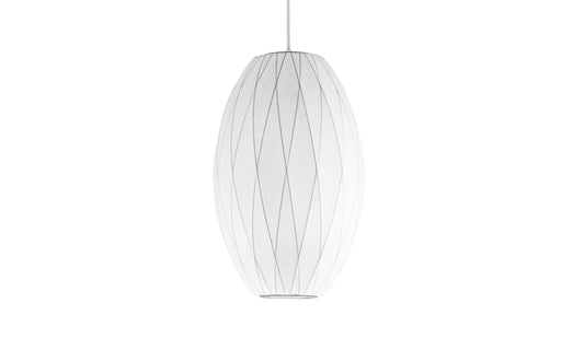 Hay - George Nelson Bubble Lamp Cigar Criss Cross Medium - Hängeleuchten - Sarto Group