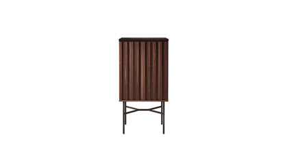 More - MORE HARRI Barschrank schmal hoch | Nussbaum - Barschränke - Sarto Group