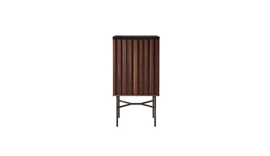 More - MORE HARRI Barschrank schmal hoch | Nussbaum - Barschränke - Sarto Group