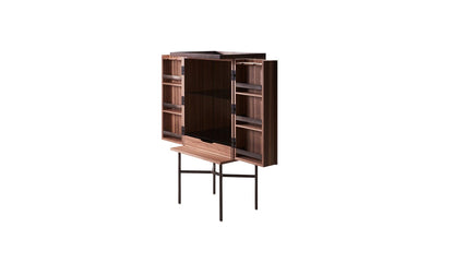 More - MORE HARRI Barschrank schmal hoch | Nussbaum - Barschränke - Sarto Group
