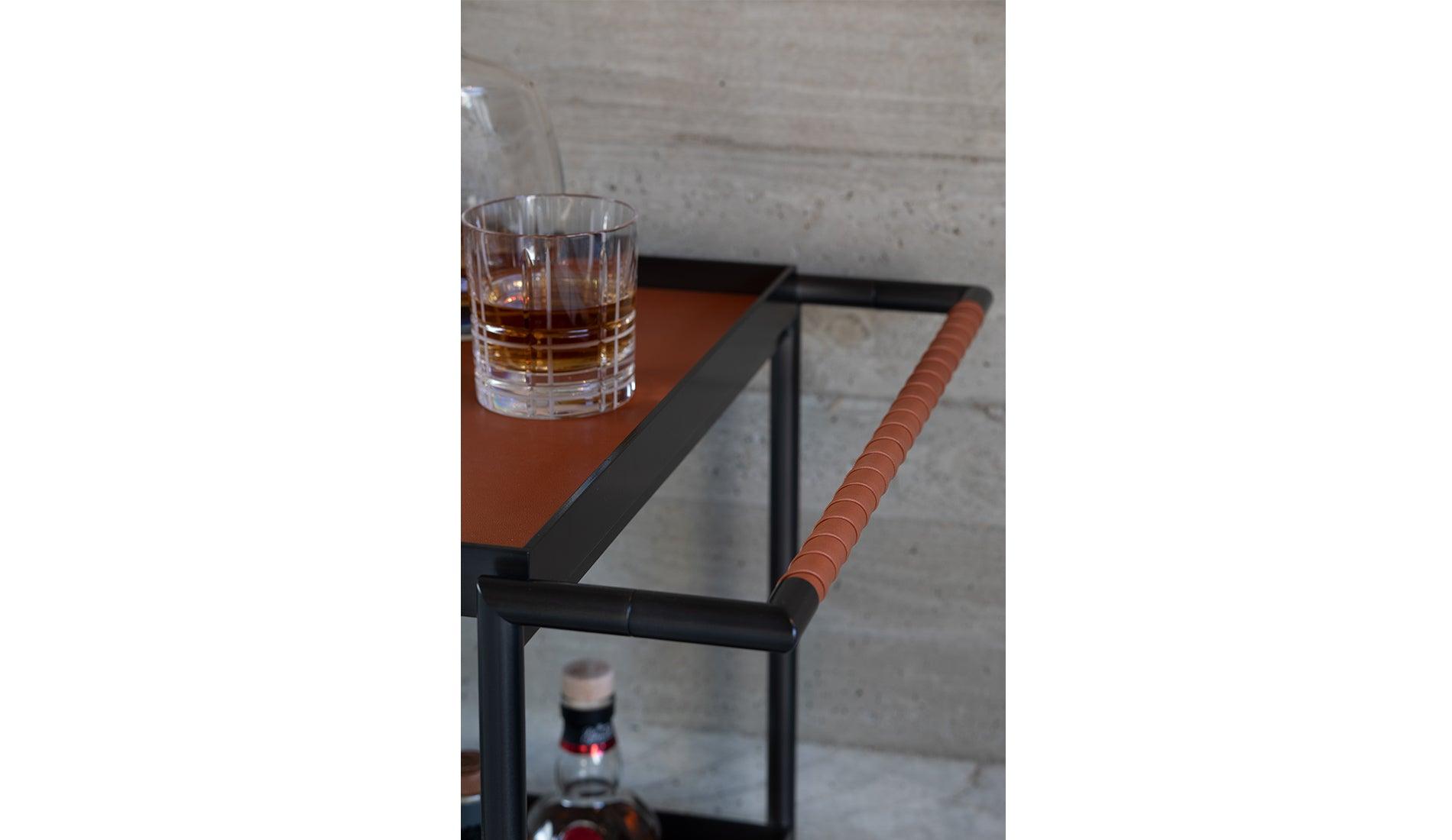 More - MORE HARRI Barwagen | Leder Cognac - Barwagen - Sarto Group
