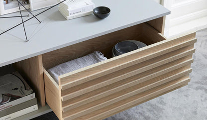 More - MORE HARRI Sideboard | Eiche weiß pigmentiert geölt - Sideboards - Sarto Group