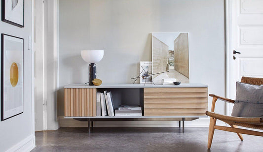 More - MORE HARRI Sideboard | Eiche weiß pigmentiert geölt - Sideboards - Sarto Group