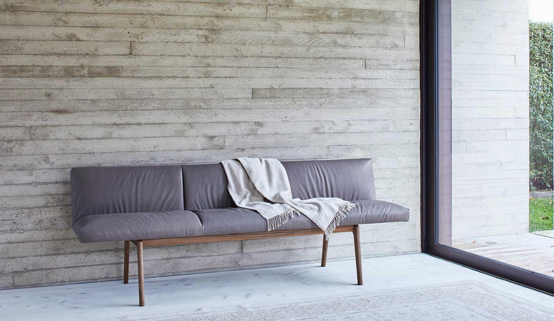 More - More Nil Leder Bank | Elefantengrau - sarto Tailored Interiors Group