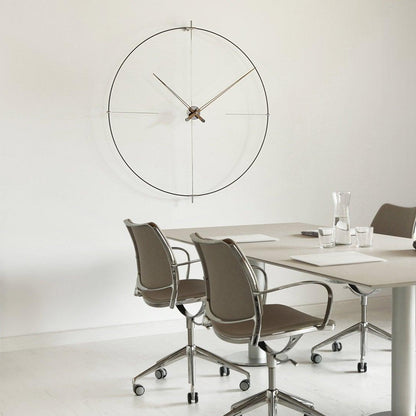Nomon - Nomon Bilbao Wanduhr | Schwarz / Schwarz - Wanduhren - Sarto Group