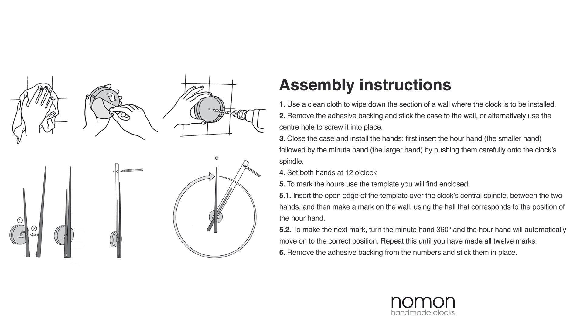Nomon - Nomon Tacón Wanduhr - Wanduhren - Sarto Group