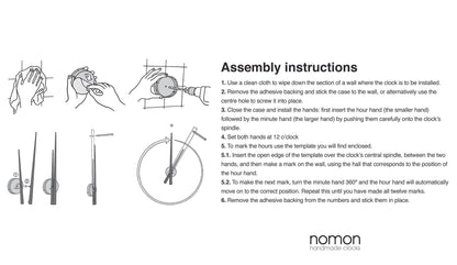 Nomon - Nomon Tacón Wanduhr - Wanduhren - Sarto Group