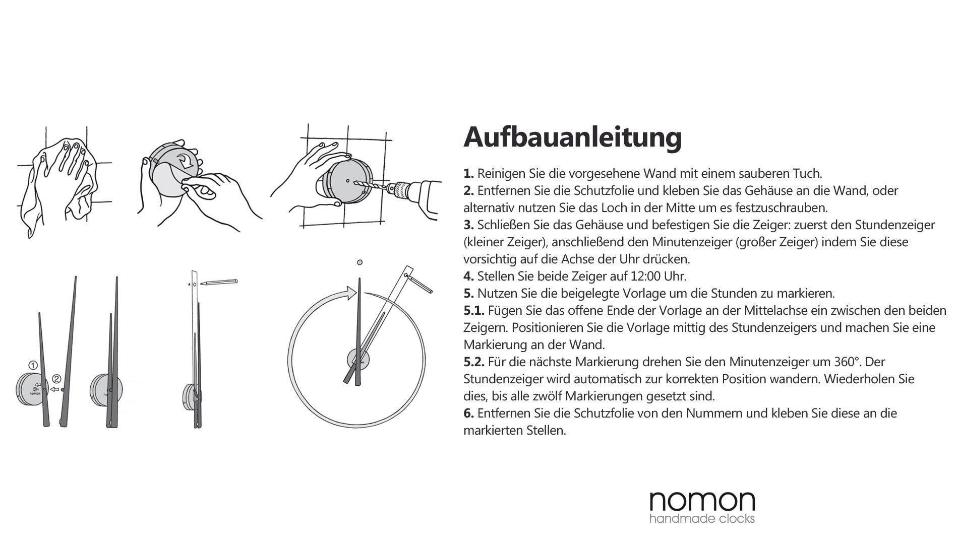 Nomon - Nomon Rodón Wanduhr - Wanduhren - Sarto Group
