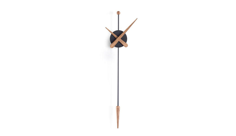 Nomon - Nomon Punta Wanduhr | Schwarz - Eiche - sarto Tailored Interiors Group