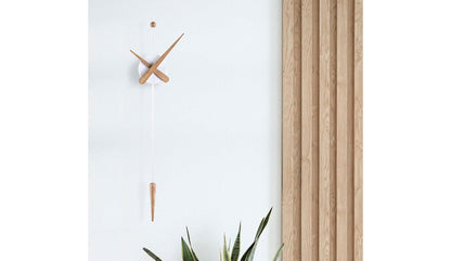 Nomon - Nomon Punta Wanduhr | Weiss - Eiche - Wanduhren - Sarto Group