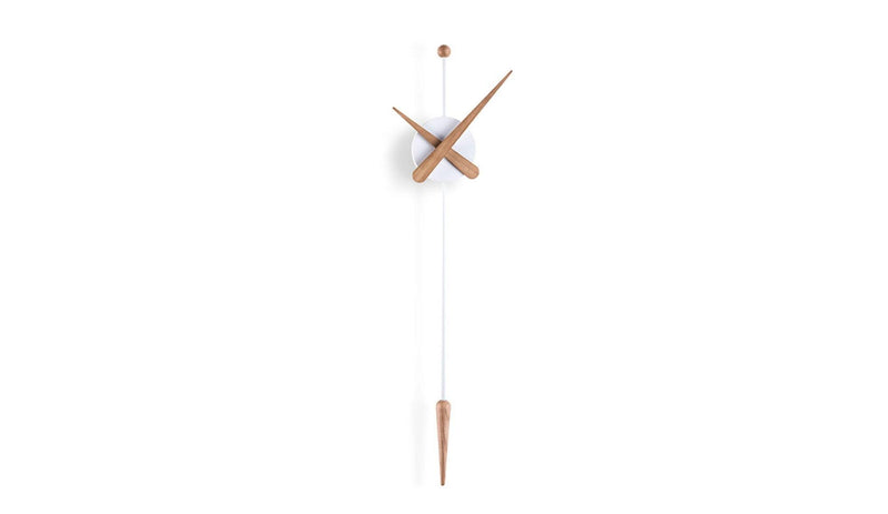 Nomon - Nomon Punta Wanduhr | Weiss - Eiche - sarto Tailored Interiors Group