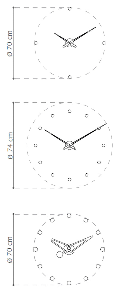 Nomon - Nomon Rodón Wanduhr - Wanduhren - Sarto Group