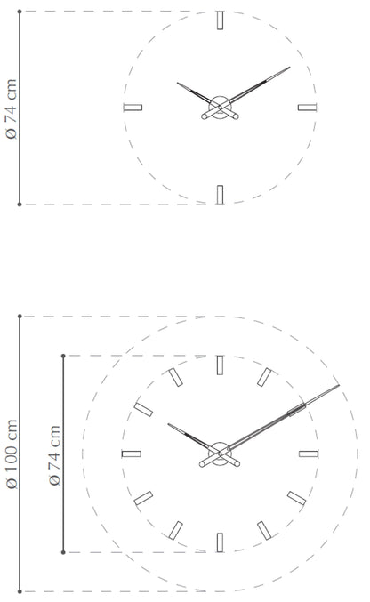 Nomon - Nomon Tacón Wanduhr - Wanduhren - Sarto Group