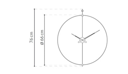 Nomon - Nomon Mini Barcelona Wanduhr - Wanduhren - Sarto Group