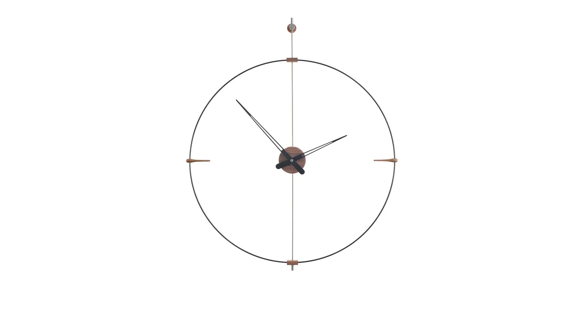 Nomon - Nomon Mini Bilbao Wanduhr | Schwarz - sarto Tailored Interiors Group