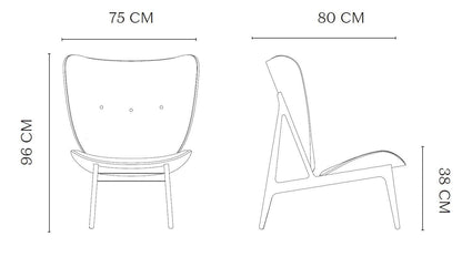 NORR11 - NORR11 Elephant Lounge Sessel | Eiche hell geräuchert - Sessel - Sarto Group