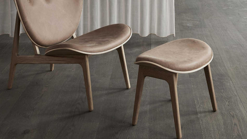 NORR11 - NORR11 Elephant Lounge Hocker | Eiche hell geräuchert - sarto Tailored Interiors Group