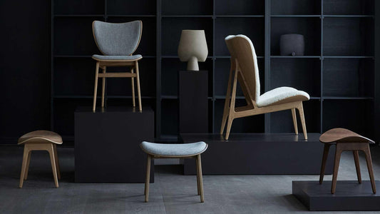 NORR11 - NORR11 Elephant Lounge Hocker | Eiche dunkel geräuchert - sarto Tailored Interiors Group