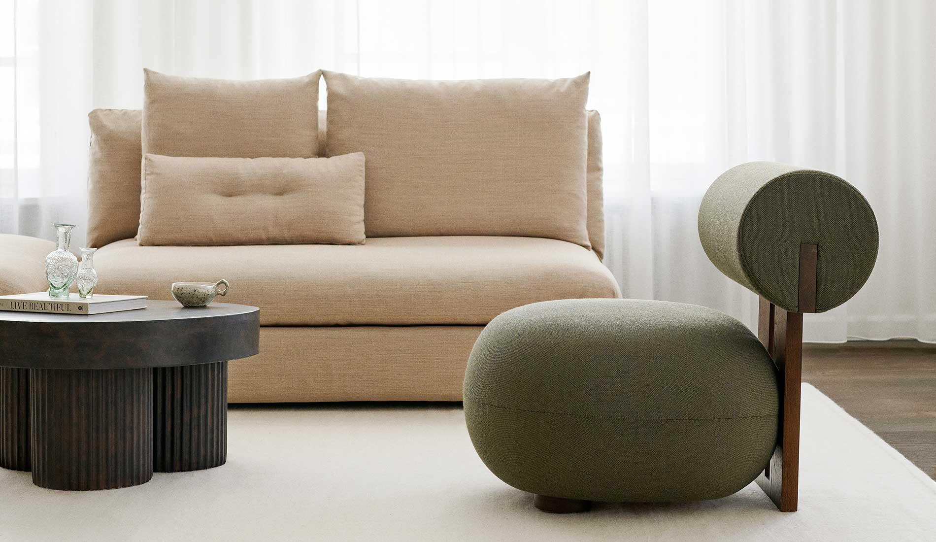 NORR11 - NORR11 Hippo Lounge Sessel | Eiche Natur - Sessel - Sarto Group