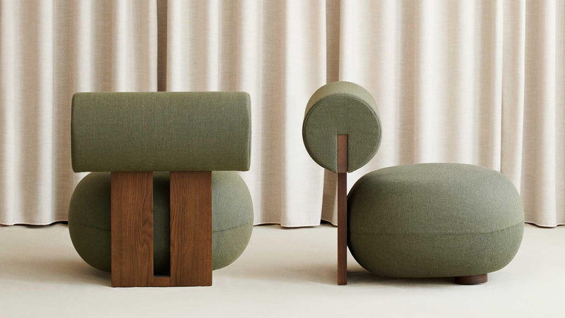 NORR11 - NORR11 Hippo Lounge Sessel | Eiche Schwarz - sarto Tailored Interiors Group