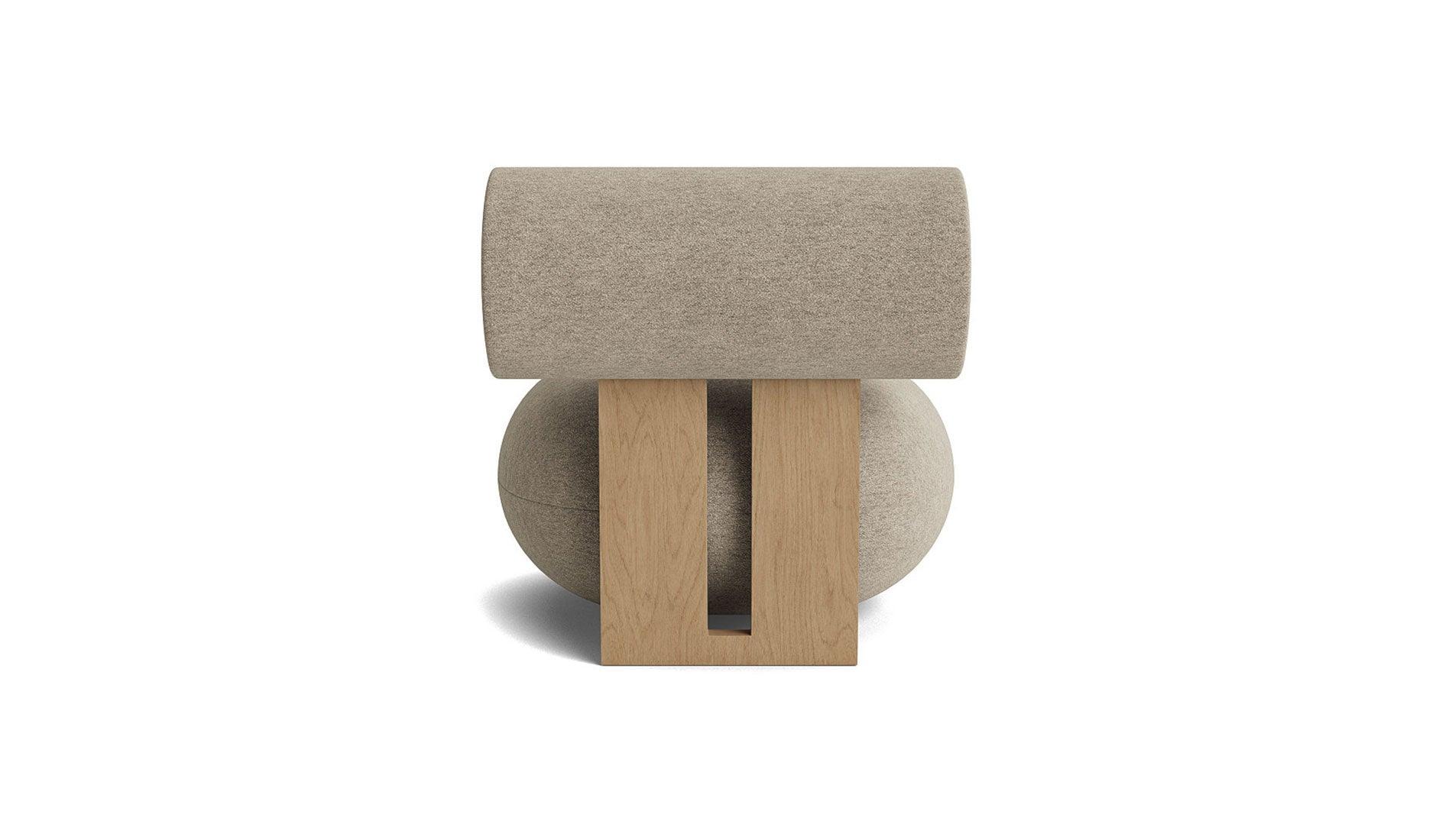 NORR11 - NORR11 Hippo Lounge Sessel | Eiche Natur - Sessel - Sarto Group