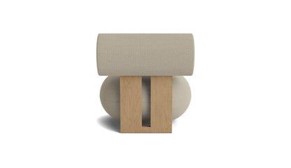 NORR11 - NORR11 Hippo Lounge Sessel | Eiche Natur - Sessel - Sarto Group