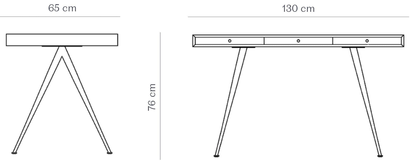 NORR11 - NORR11 JFK Schreibtisch - Schreibtische - Sarto Group