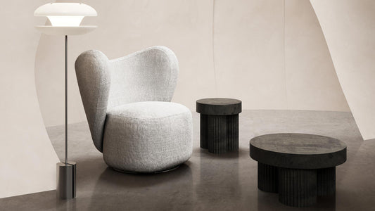 NORR11 - NORR11 Little Big Chair Sessel | Bouclé - sarto Tailored Interiors Group