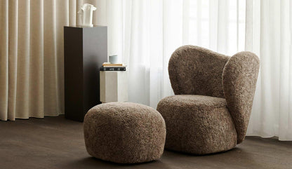 NORR11 - NORR11 Little Big Pouf | Schaffell - Poufs - Sarto Group