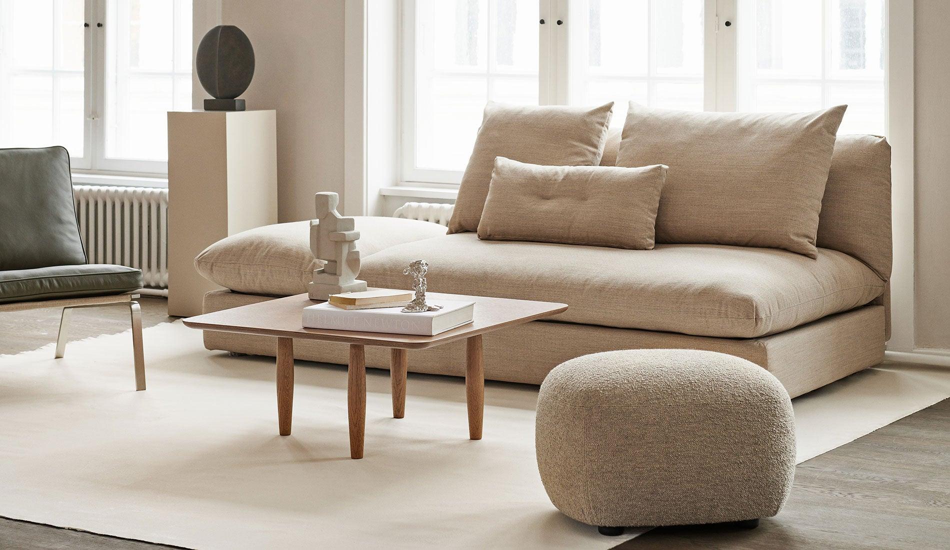 NORR11 - NORR11 Little Big Pouf | Bouclé - Poufs - Sarto Group