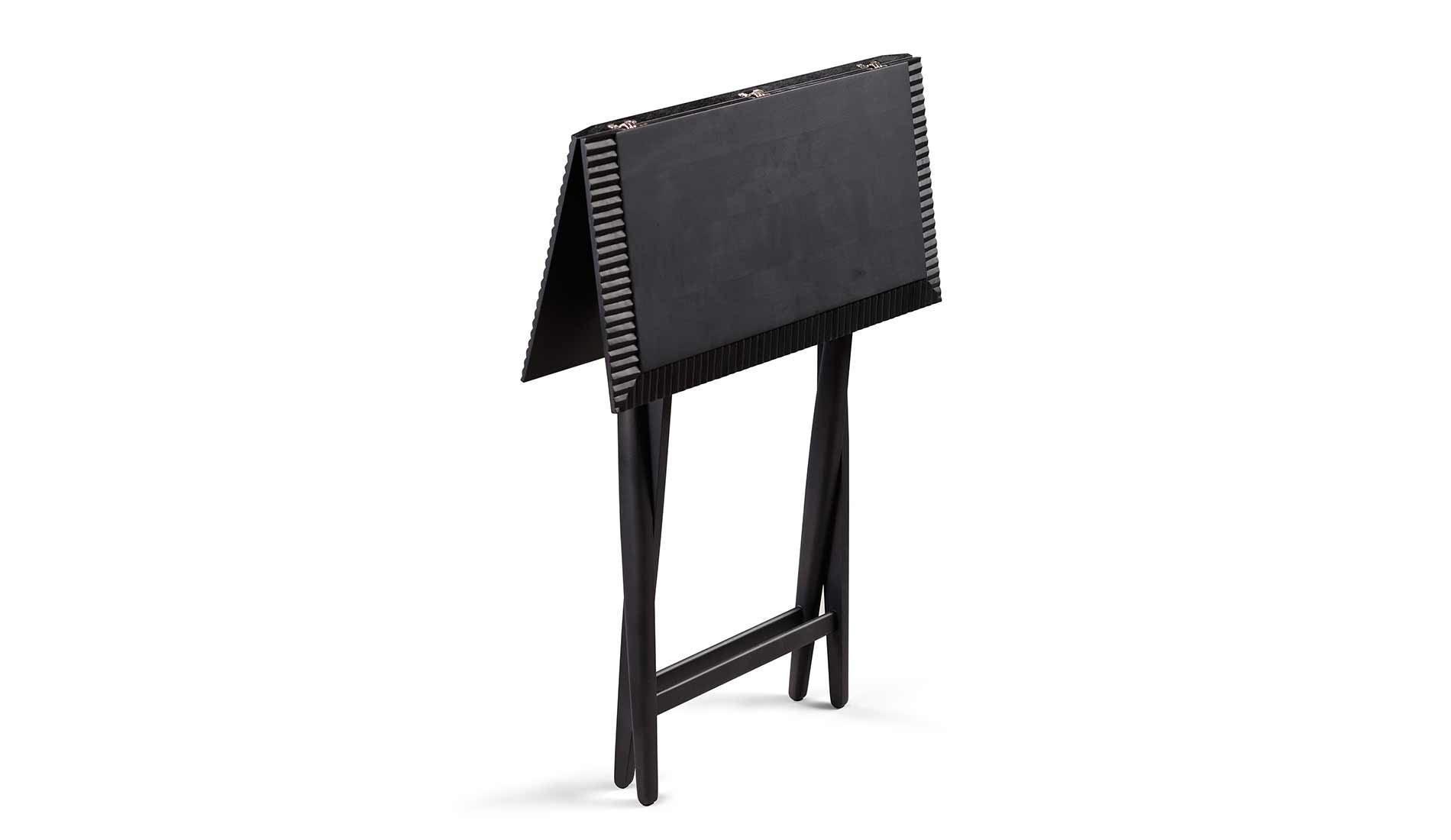 Zanat - Zanat Piano Klapptisch Eckig | Ahorn Schwarz - Klapptische - Sarto Group