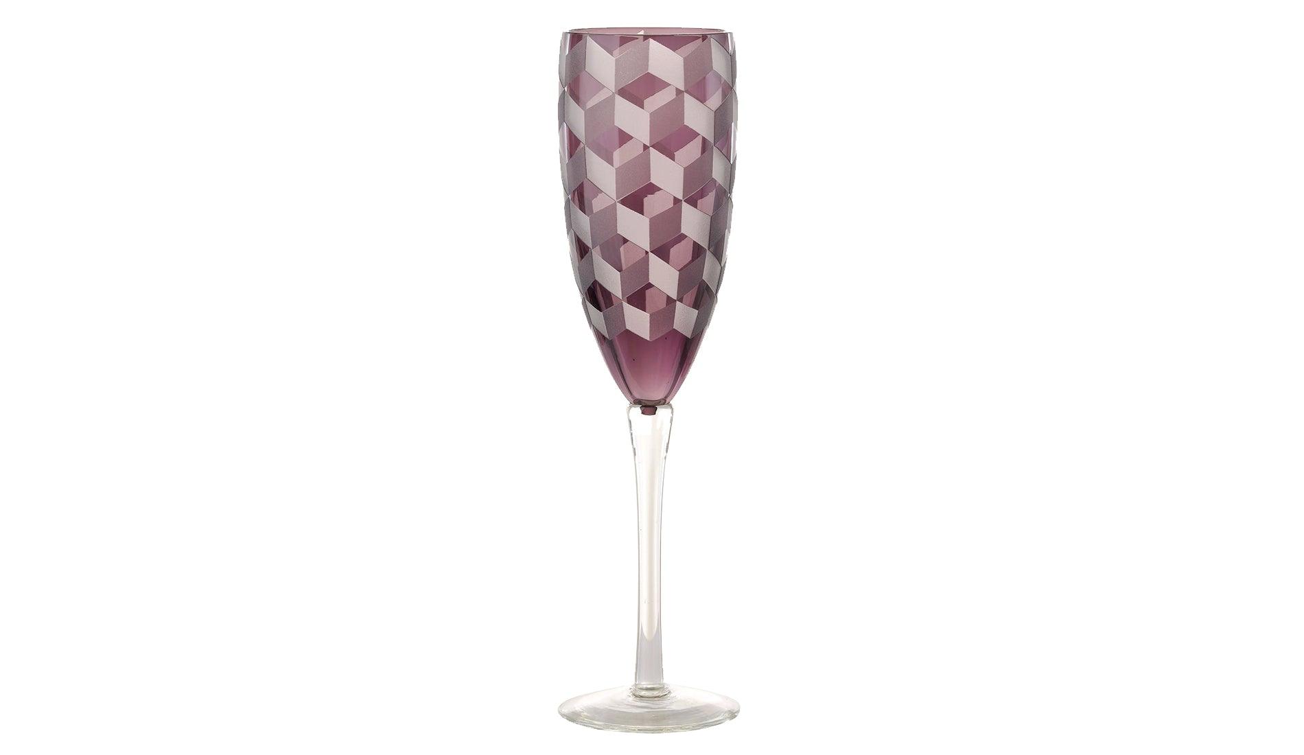 Polspotten - Polspotten Blocks Champagnergläser | 6er Set - Stielgläser - Sarto Group