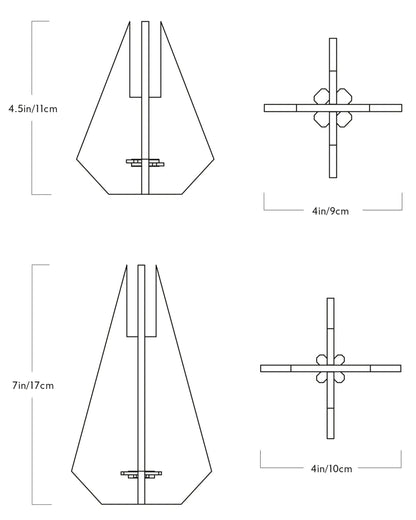 Roll & Hill - Roll & Hill Cross Kerzenhalter - Kerzenhalter - Sarto Group