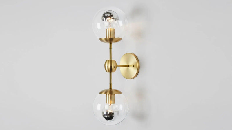 Roll & Hill - Modo Sconce 2-Globes Wandleuchte - sarto Tailored Interiors Group